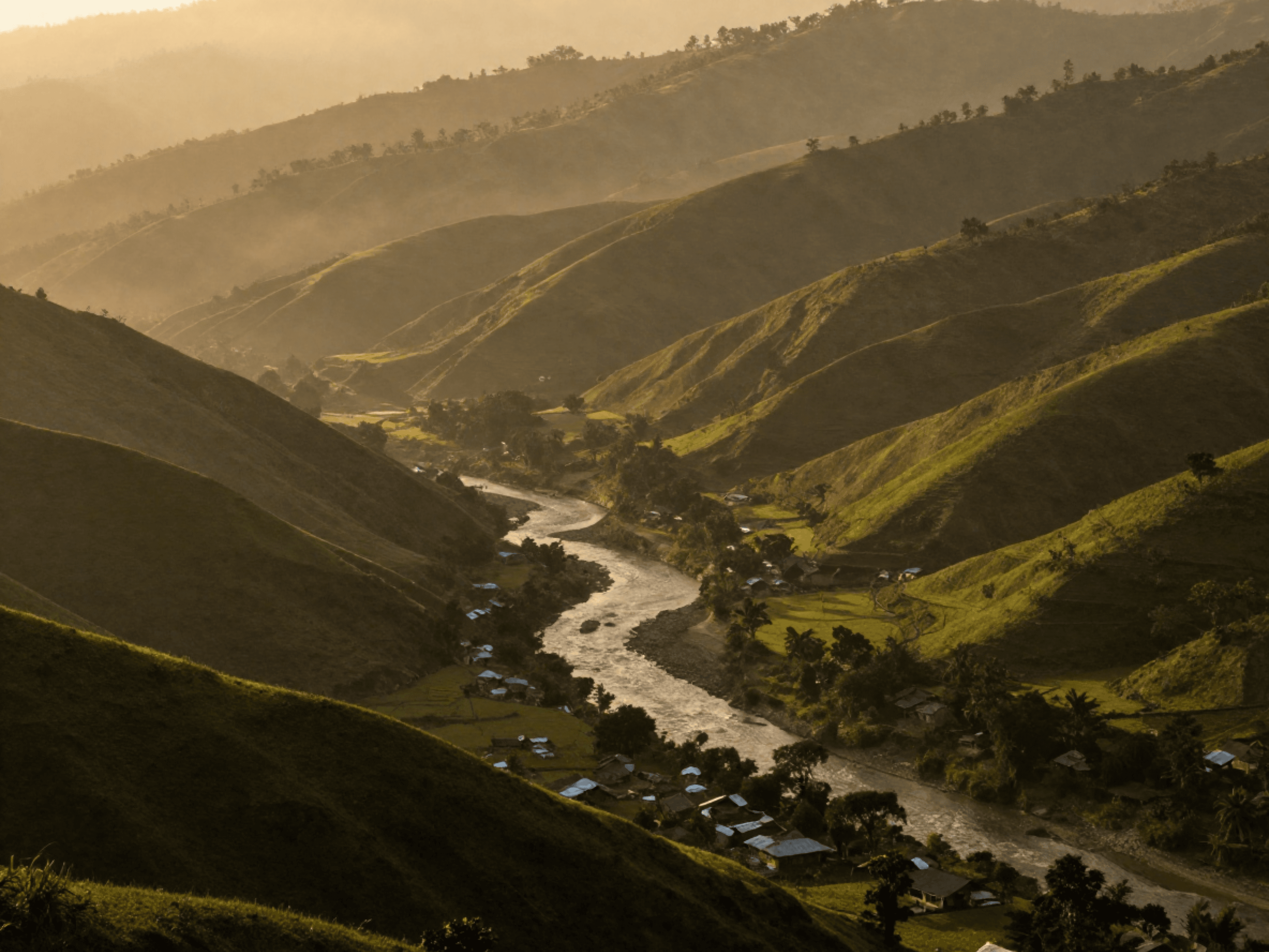 Northeast hills at golden hour