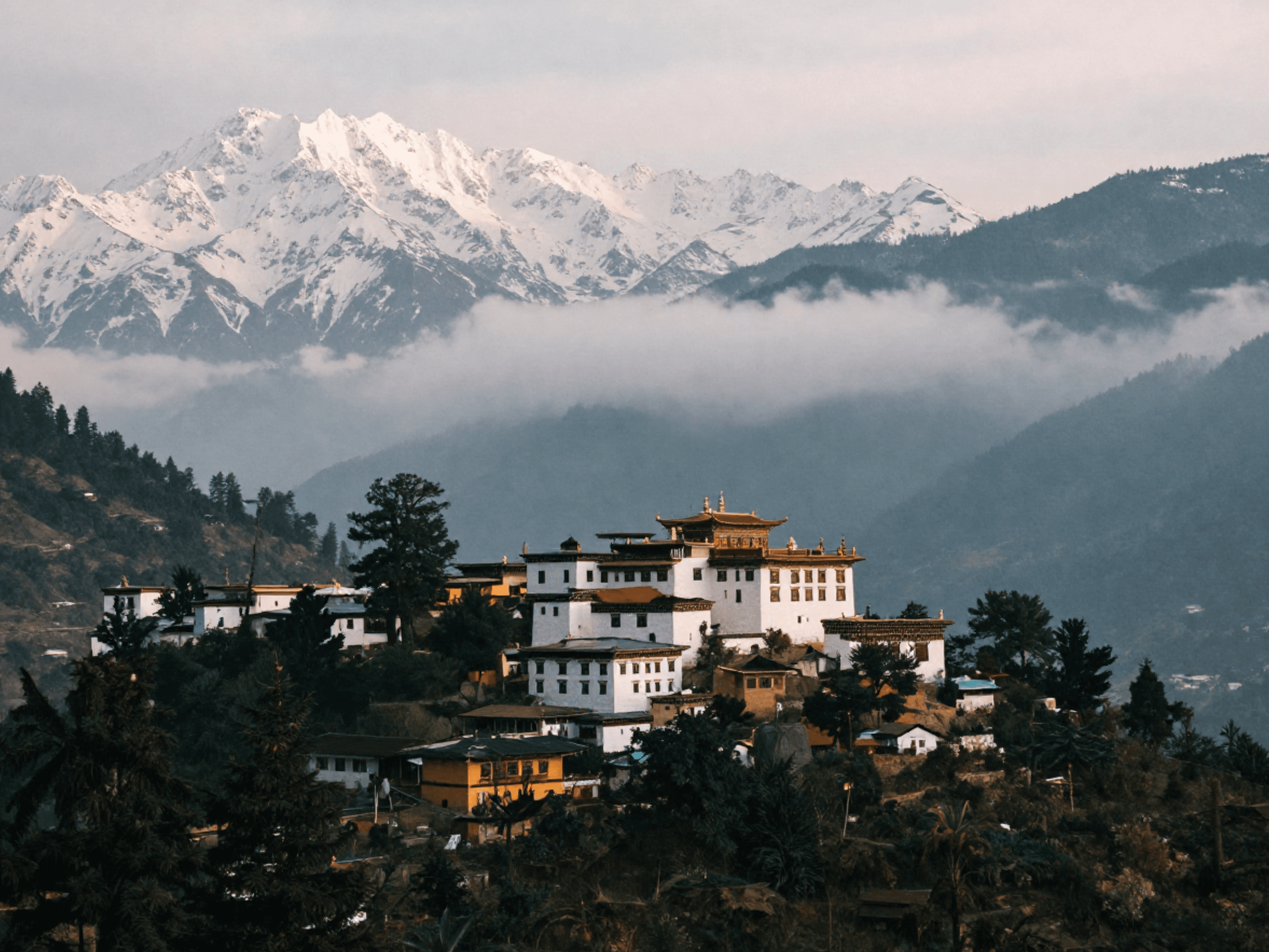 Scenic landscape in Arunachal Pradesh