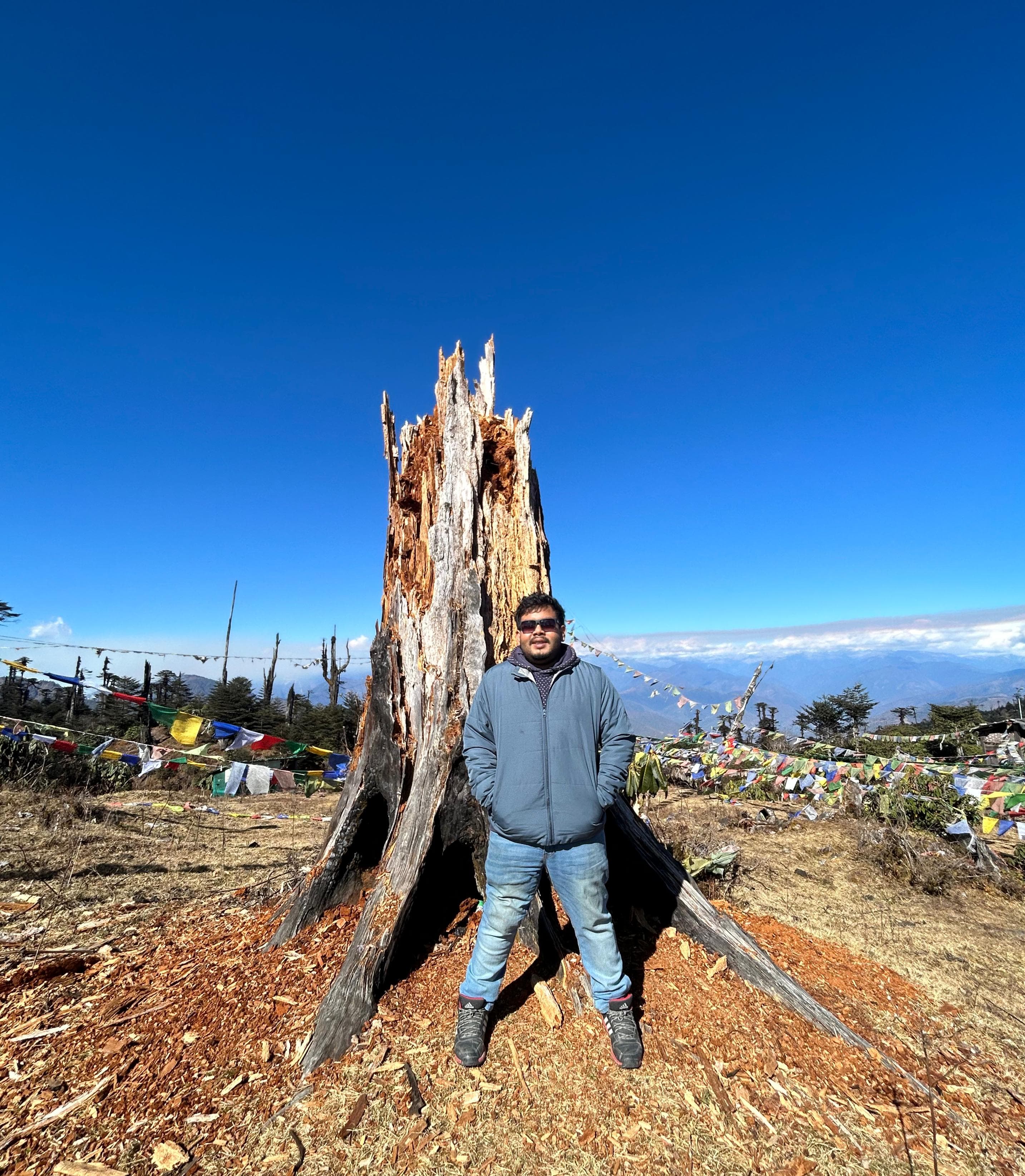 Founder Bonjeet Khamon in the field